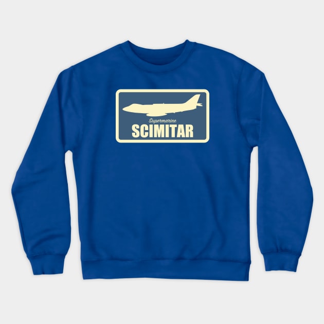 Supermarine Scimitar Crewneck Sweatshirt by TCP